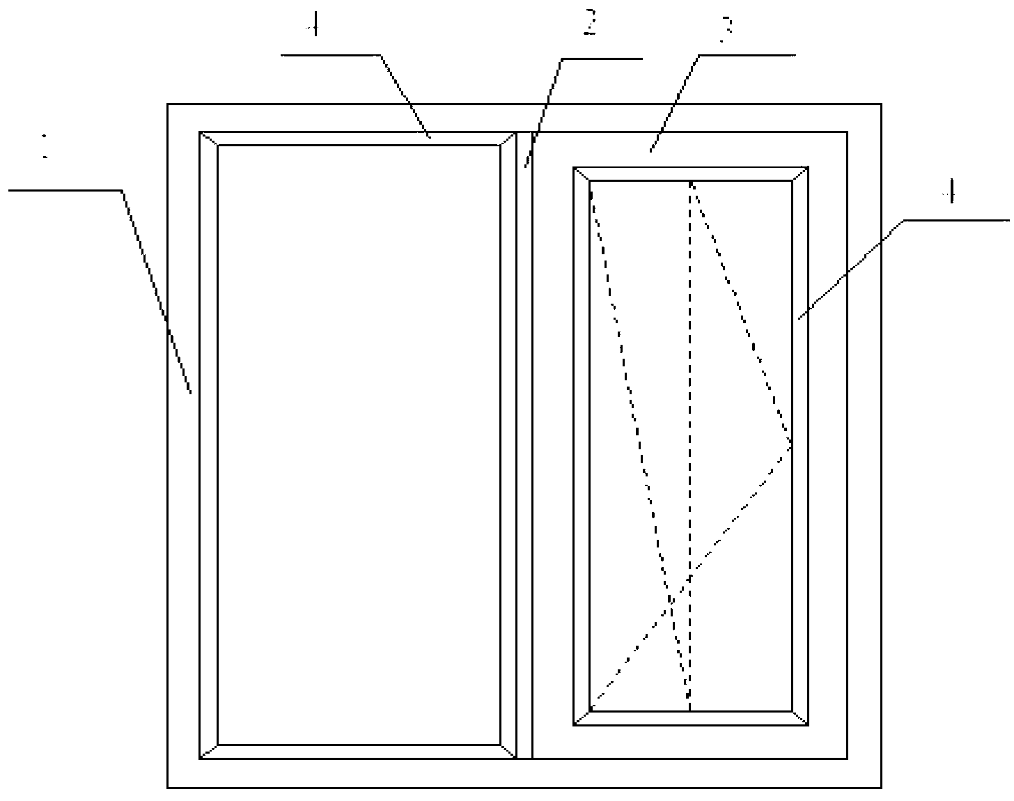 Wood-plastic glazed door and window and preparation method thereof
