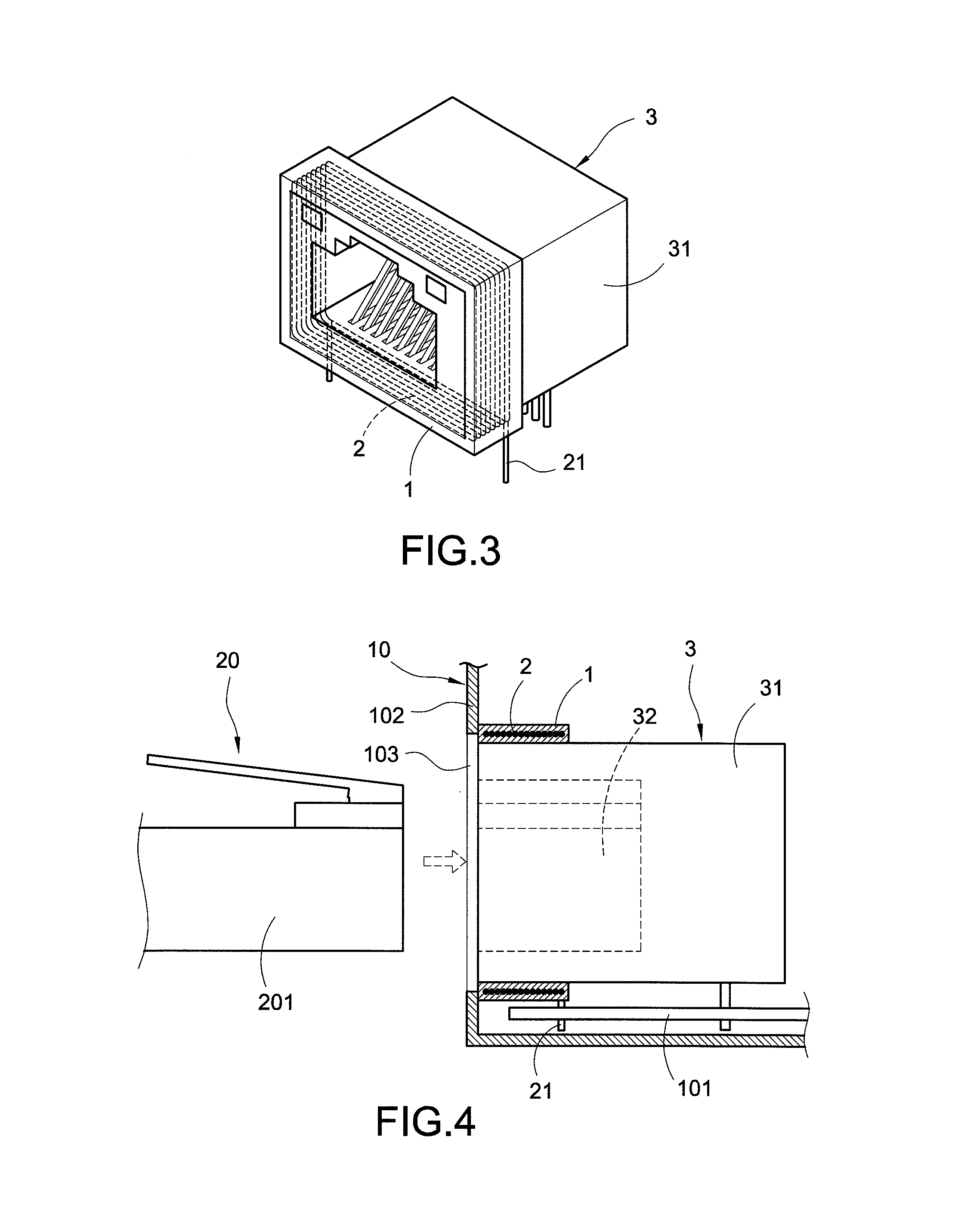 Outer type antenna structure