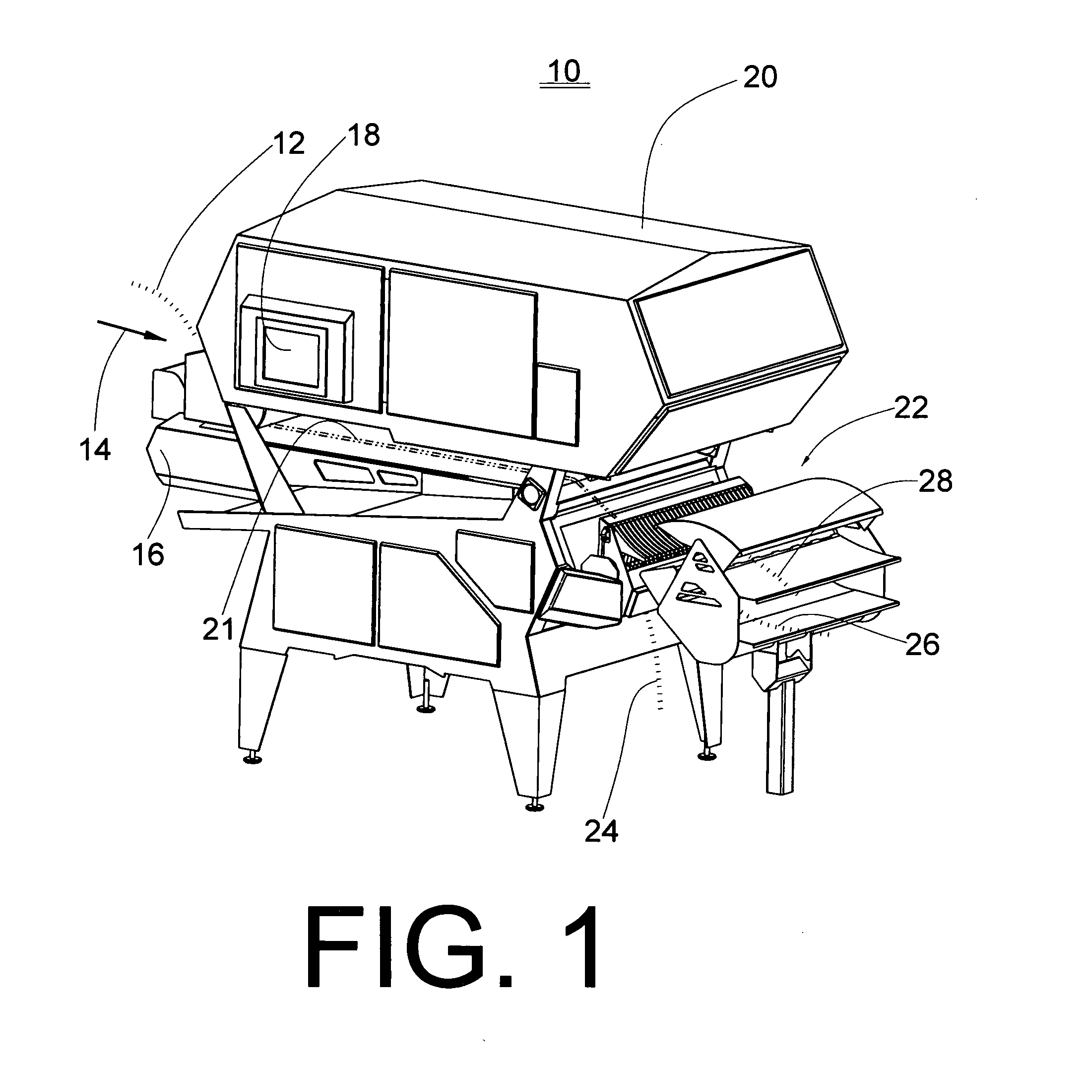 Sorting apparatus and mehtod utilizing a mechanical diverter