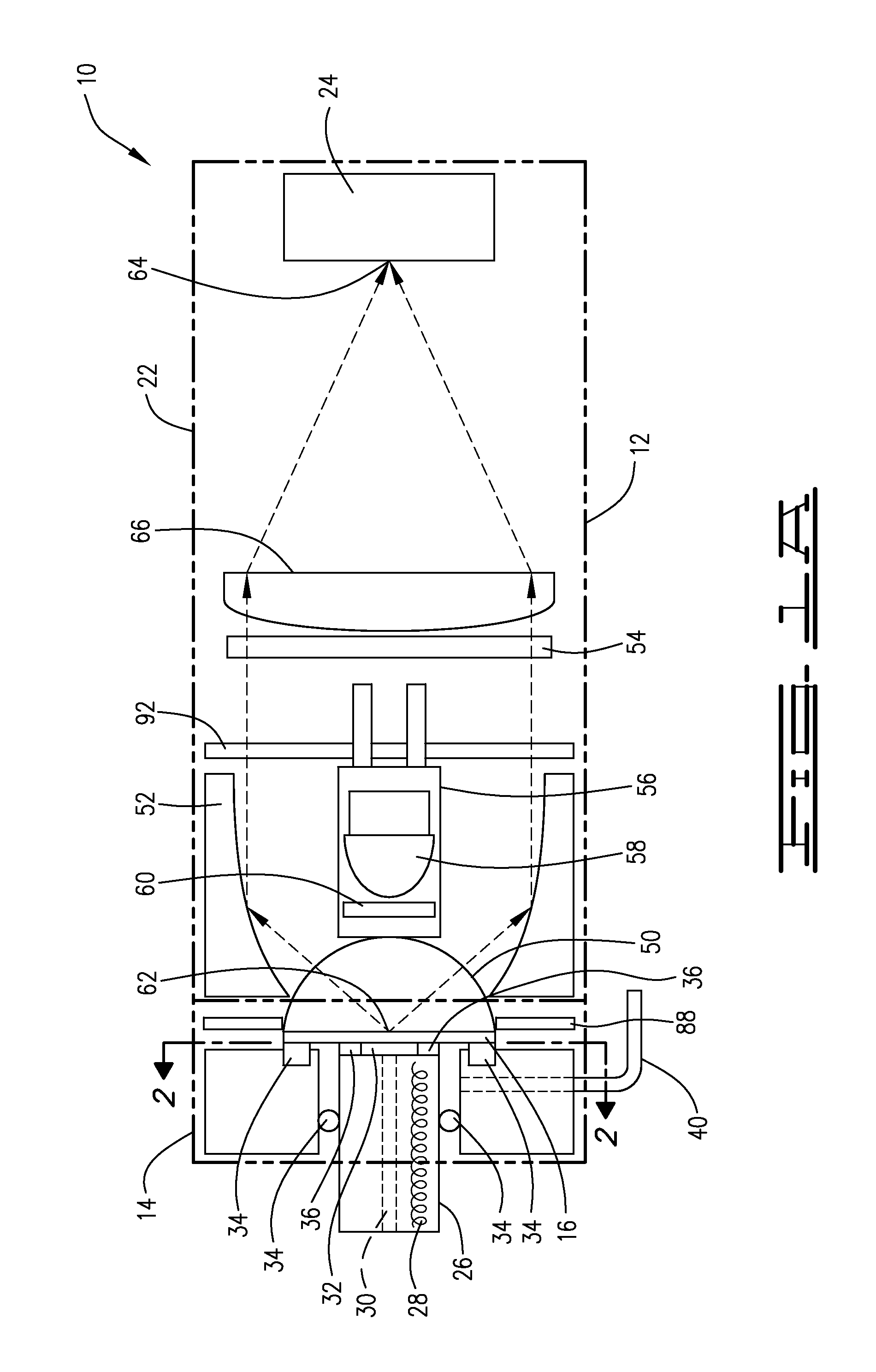 Optical emission collection and detection device and method