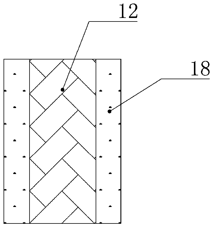 A telescopic device for a highway bridge