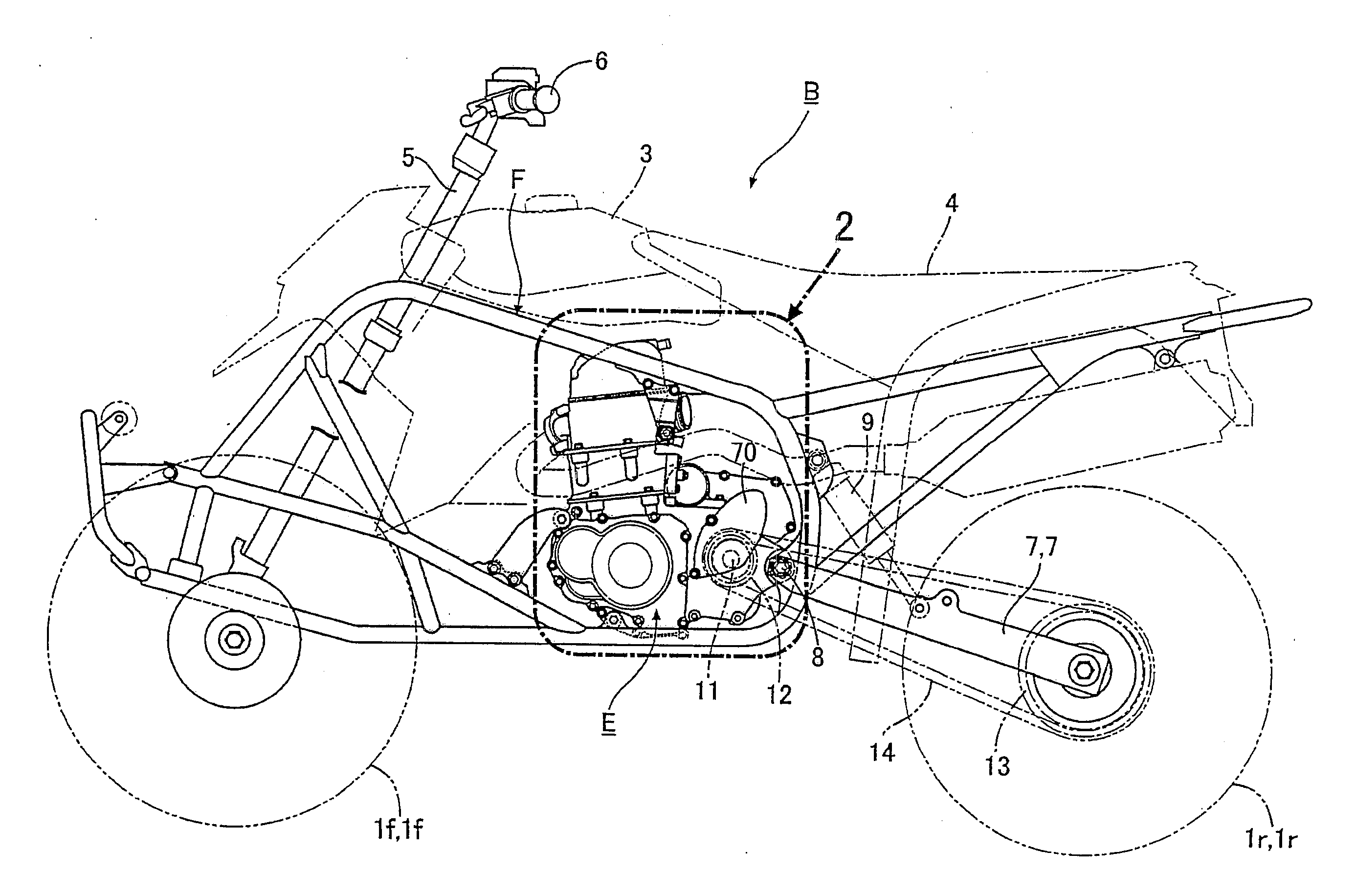 Engine for vehicle