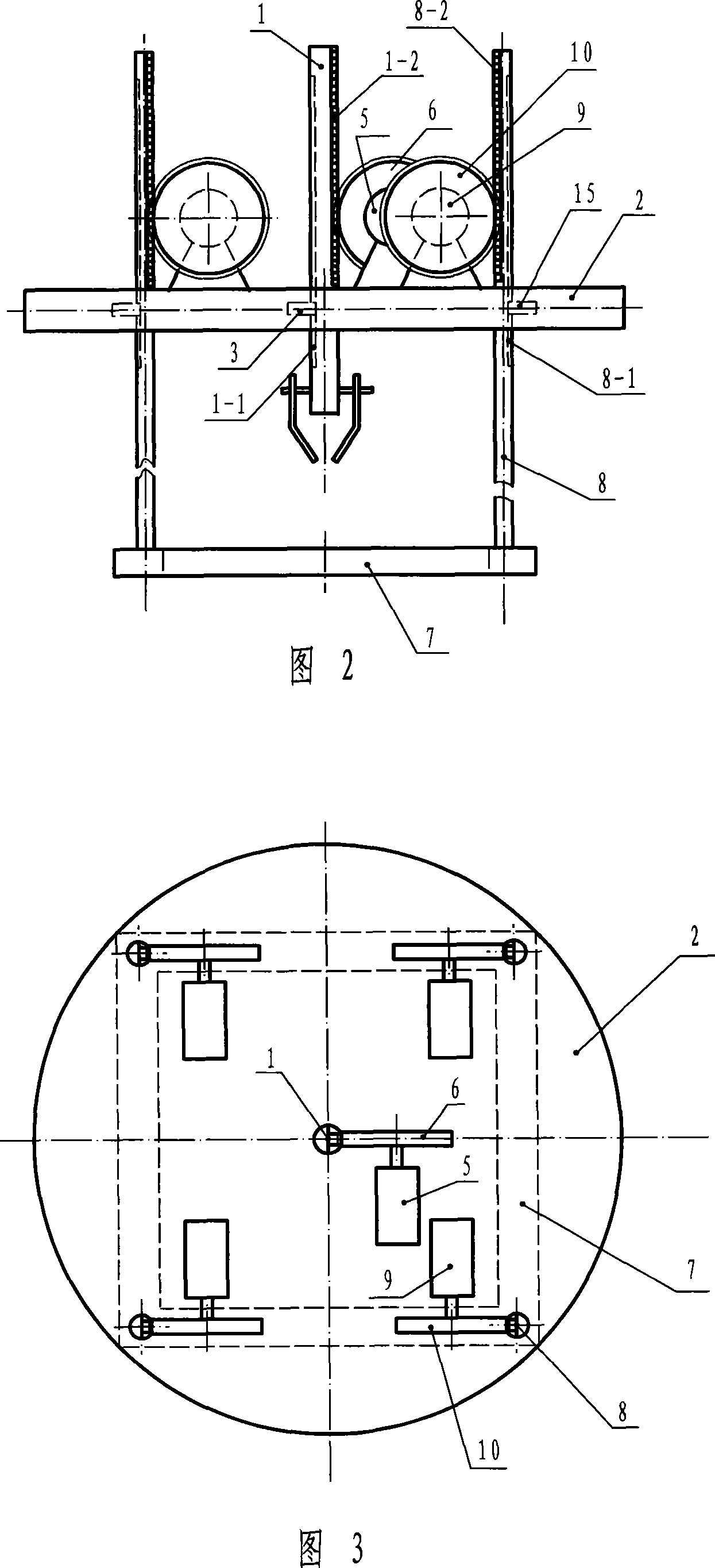 Production method and control device for developing single crystal bar in square column body