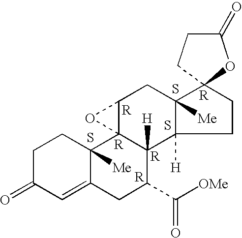 Combination of an aldosterone receptor antagonist and an anti-diabetic agent