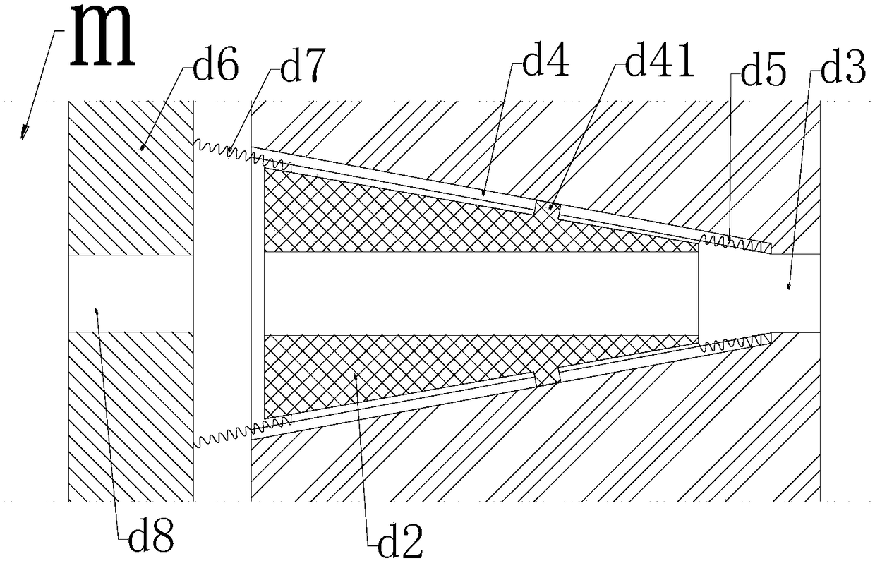 Intelligent tension tool anchor capable of making penetration of prestressed reinforcing steel easy