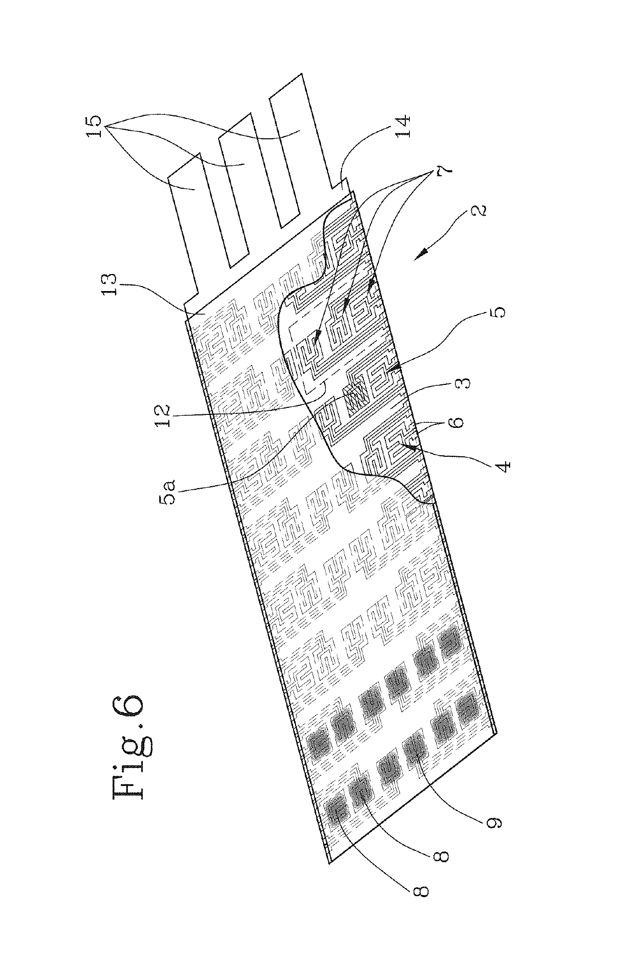 Electric cartridge for an electronic cigarette and method for making the electric cartridge