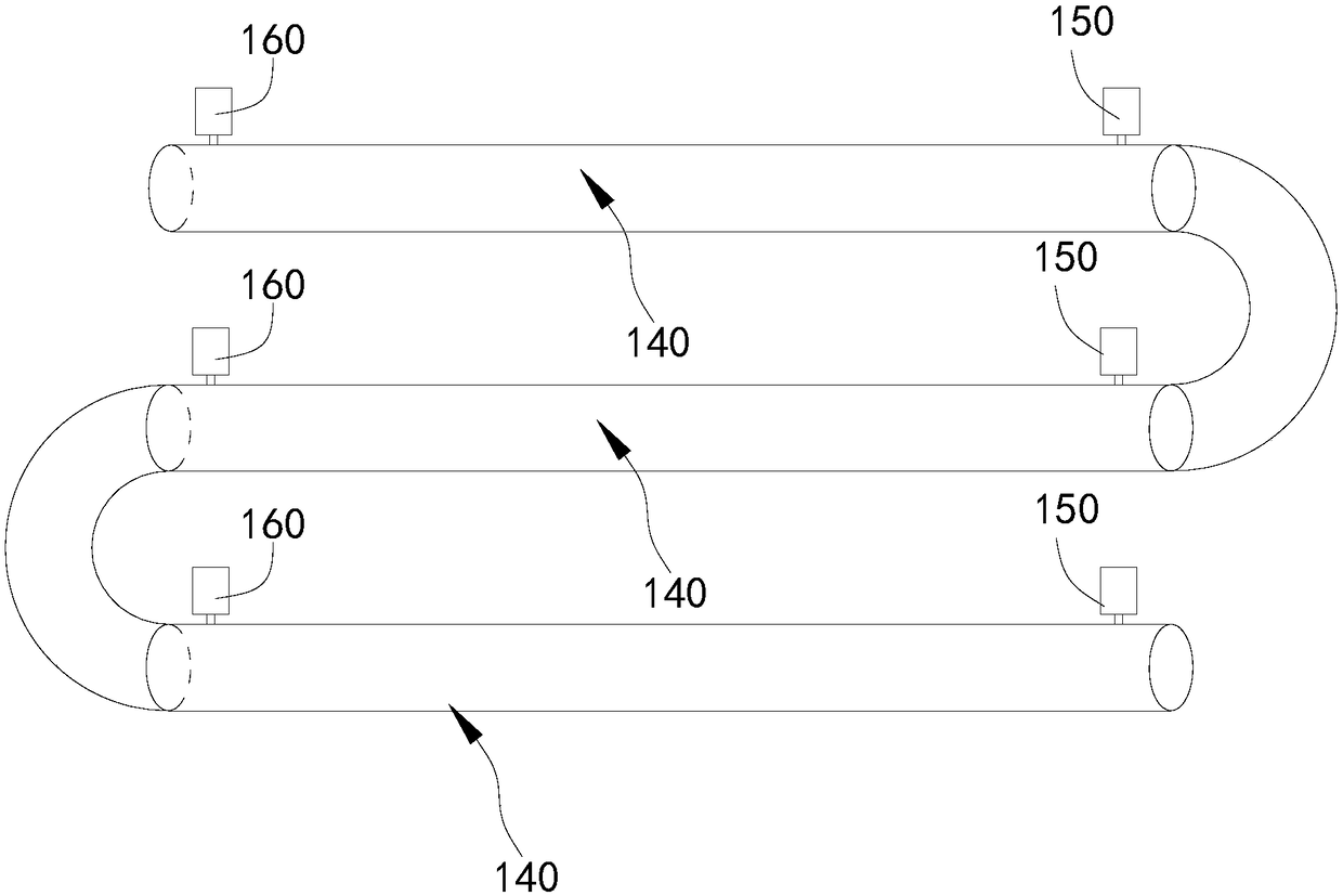 A large-volume concrete temperature control device and temperature control method