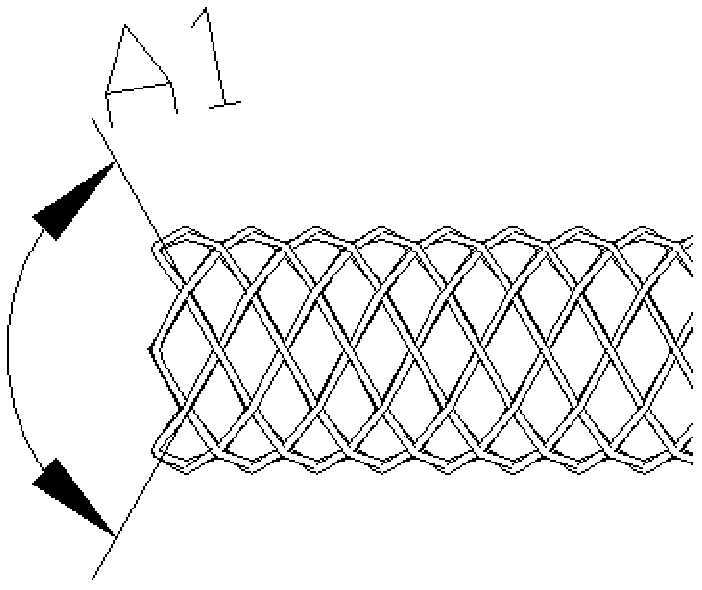 Self-expansion type woven stent and conveying device thereof