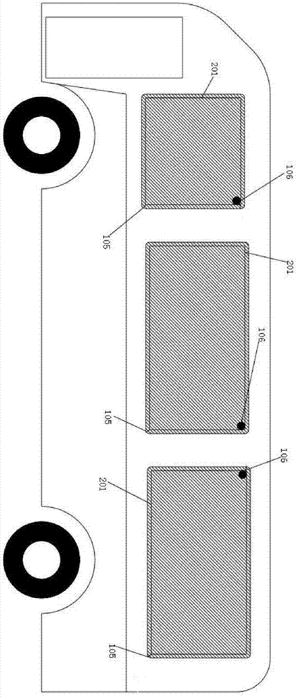 A device and method for breaking window glass by traction