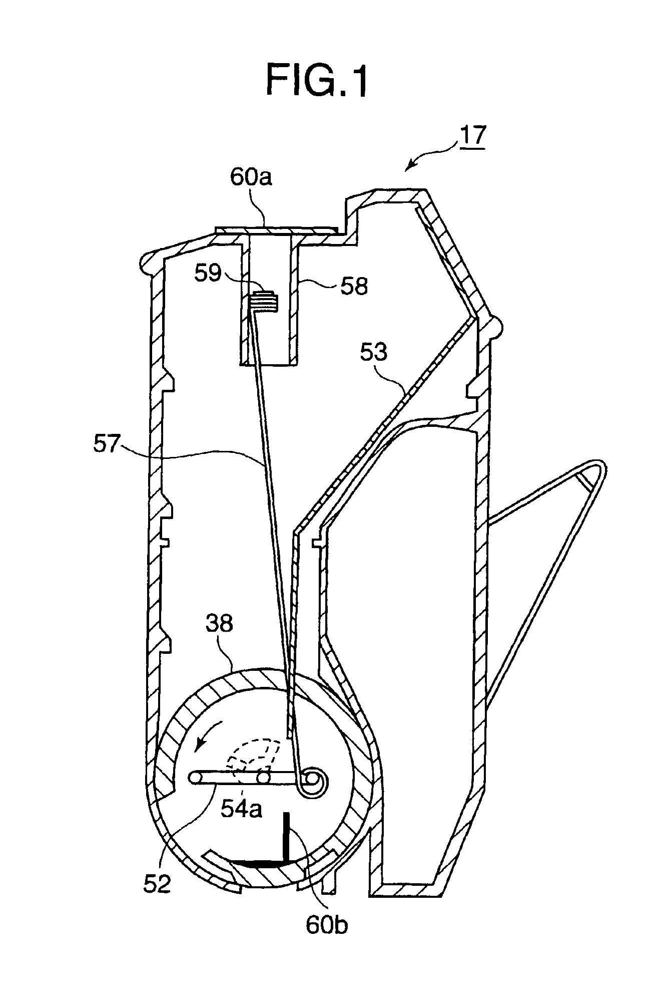 Toner cartridge having a toner agitator and a reciprocally moving member coupled to the agitator, and an image forming apparatus