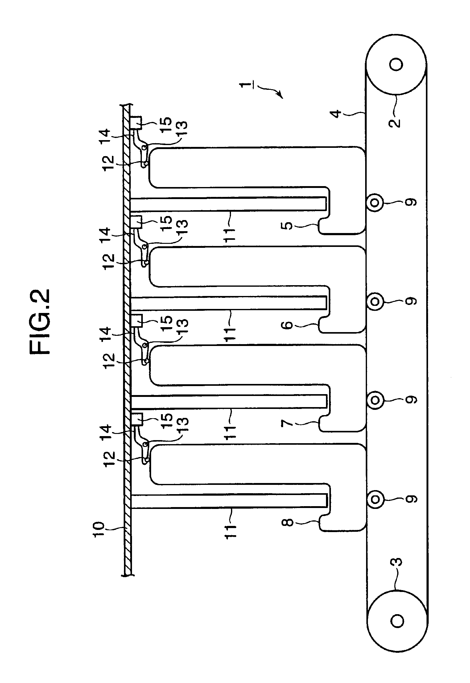 Toner cartridge having a toner agitator and a reciprocally moving member coupled to the agitator, and an image forming apparatus