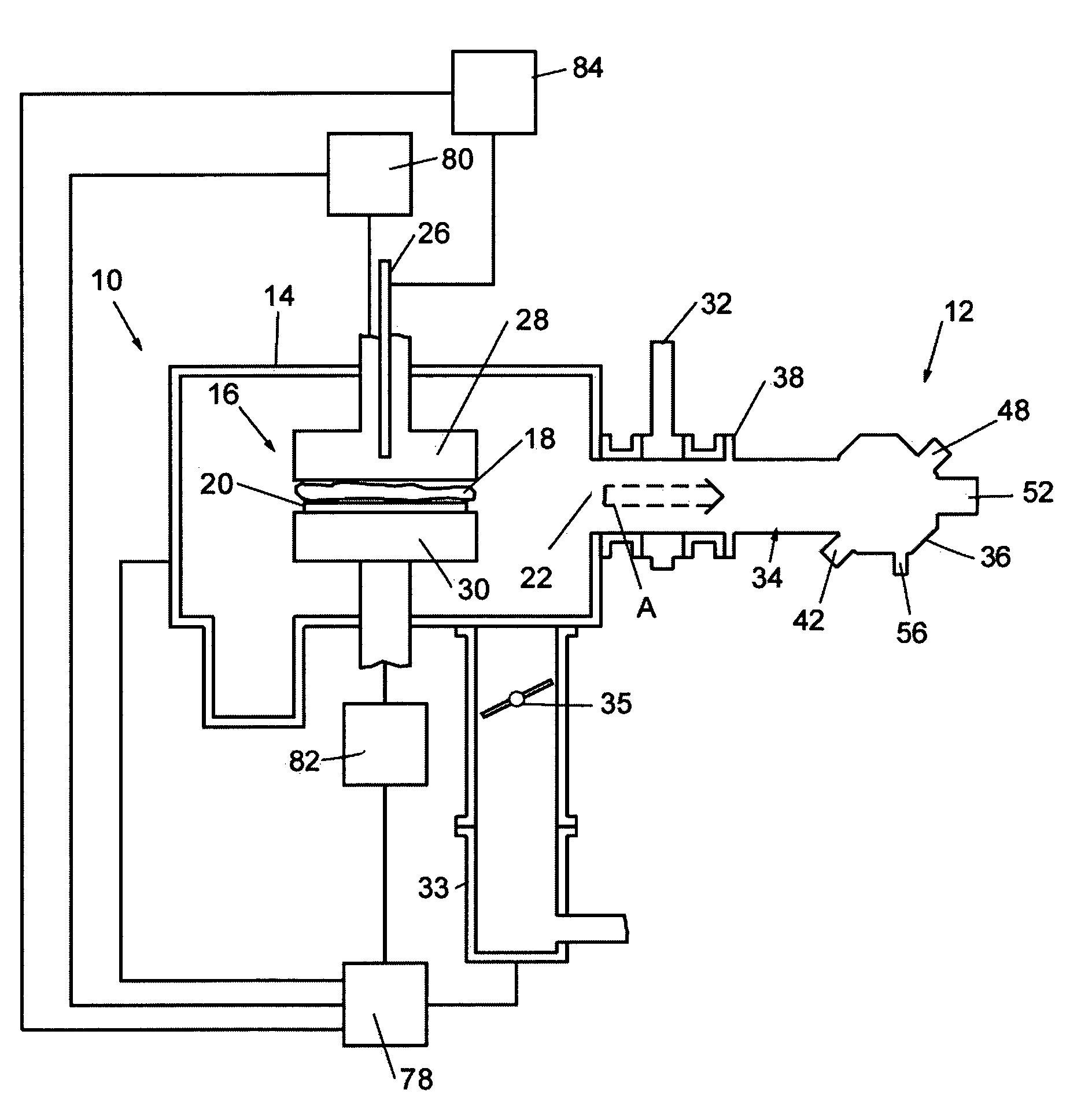 Apparatus and method for use of optical system with a plasma processing system