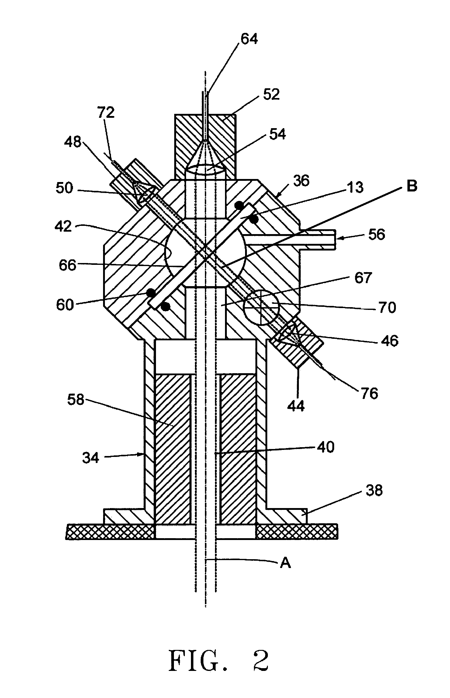 Apparatus and method for use of optical system with a plasma processing system