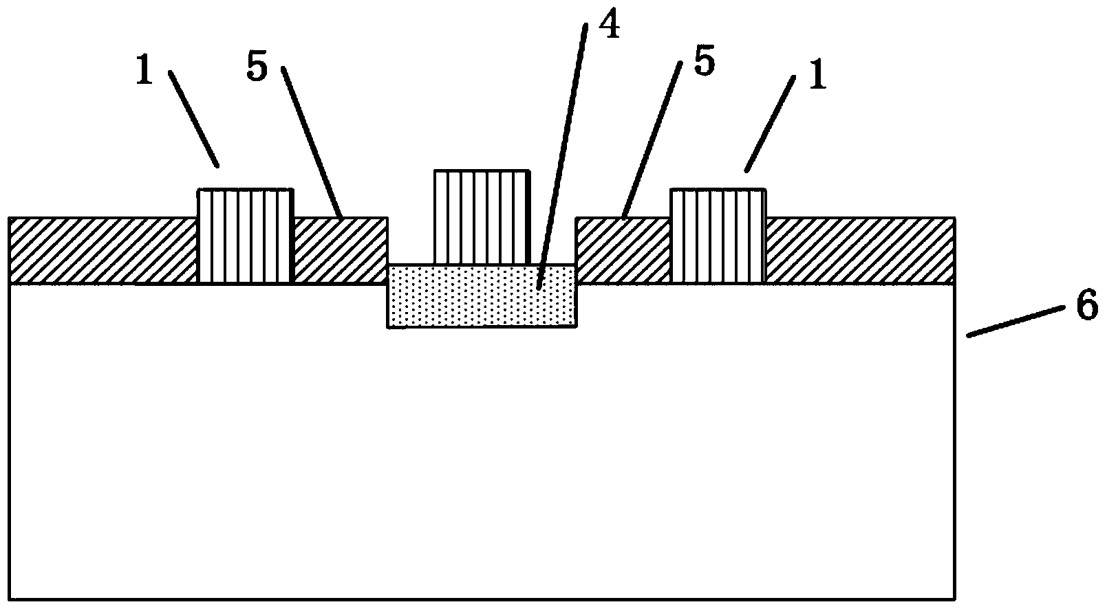 Double-gate graphene transistor with aluminum oxide as gate dielectric and manufacturing method thereof