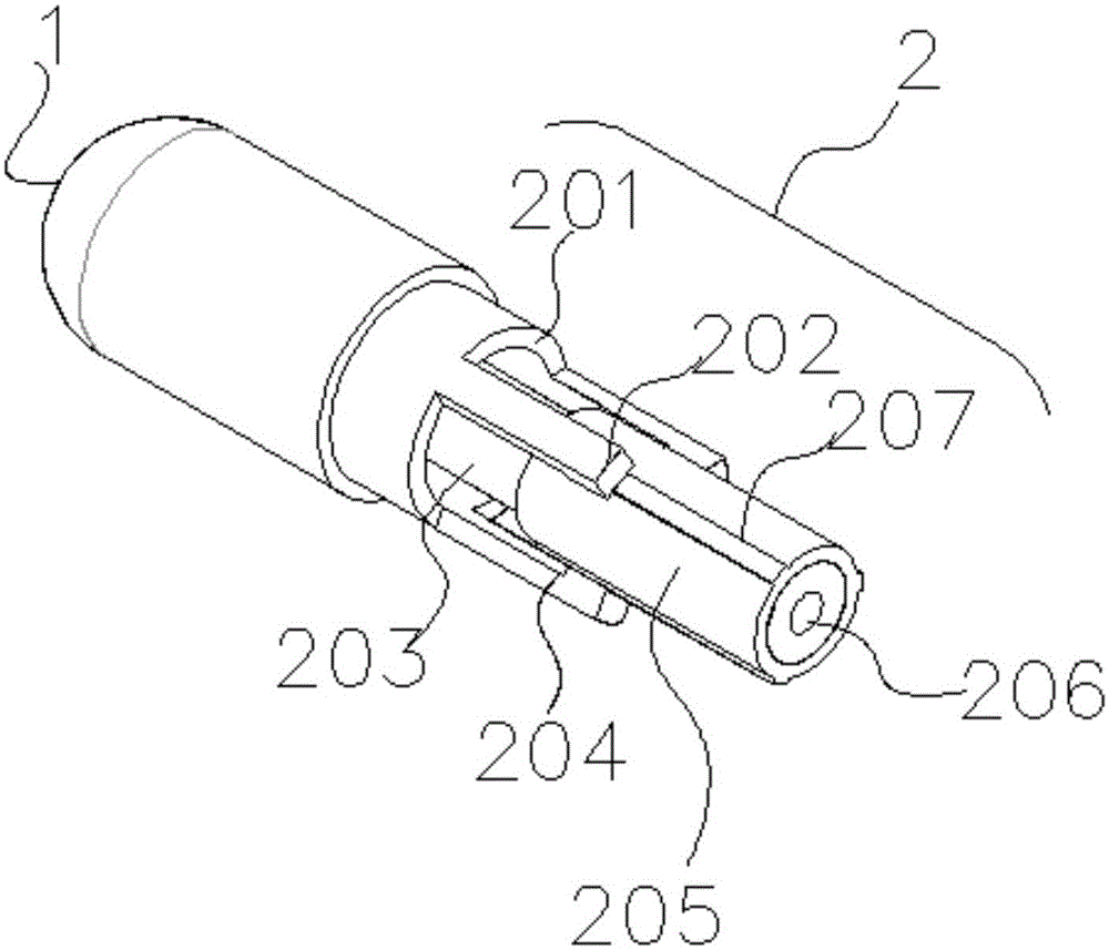 Medical catheter head end capable of measuring contact force