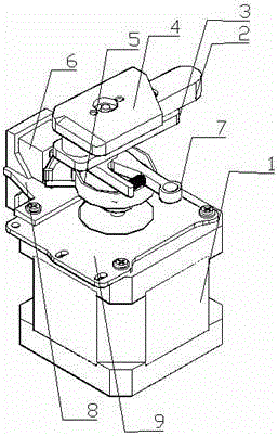 Intelligent stepping tightening and loosing device for flat knitting machine