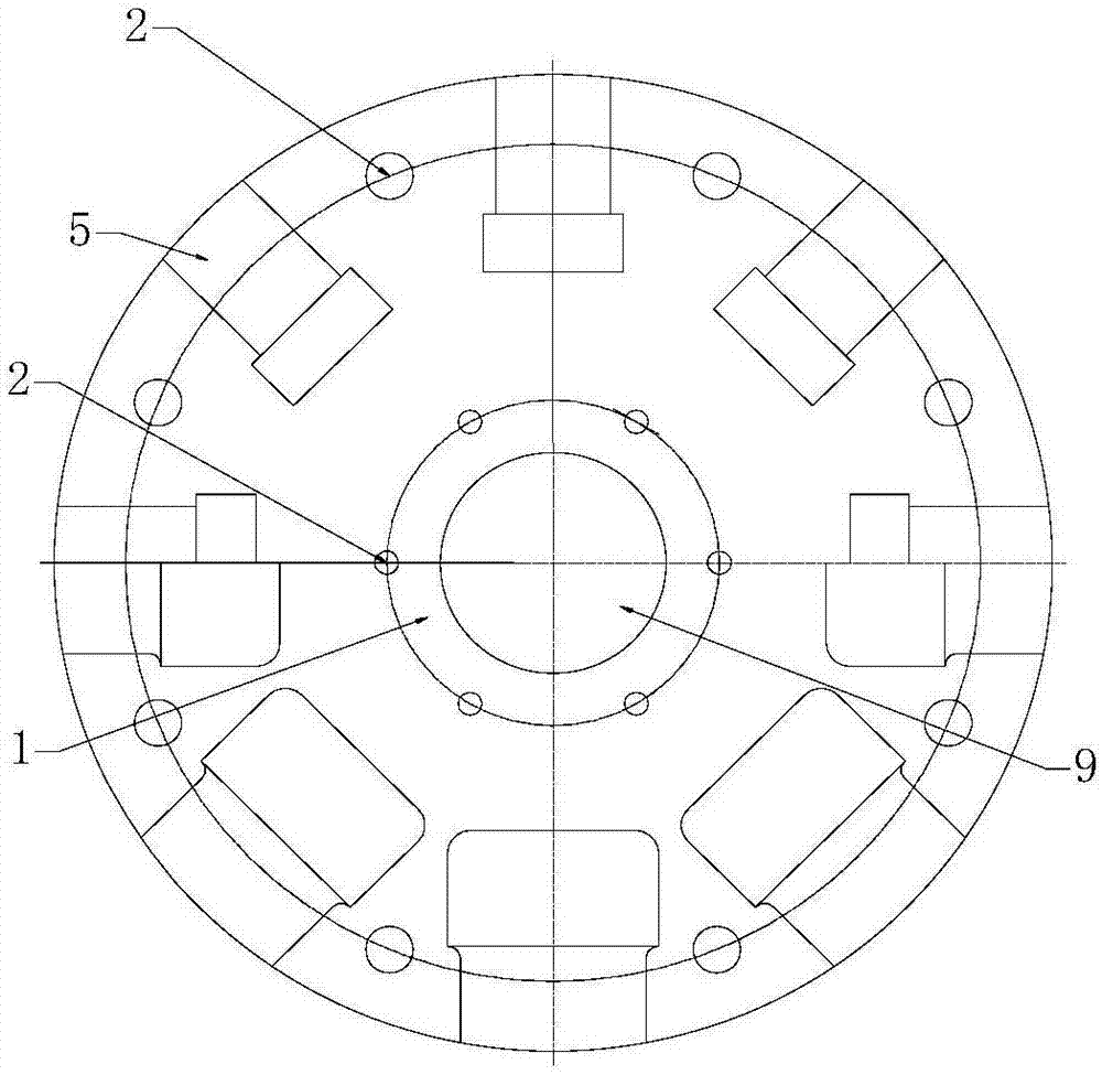 Jet fan impeller hub