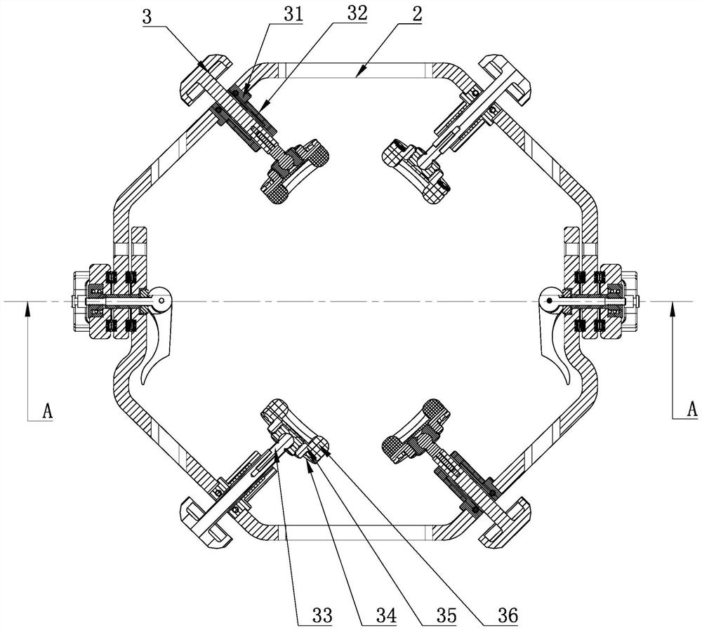 Cervical muscle training head fixing device and cervical muscle training device