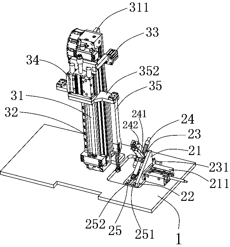 A clamping mechanism of an automatic feeding device