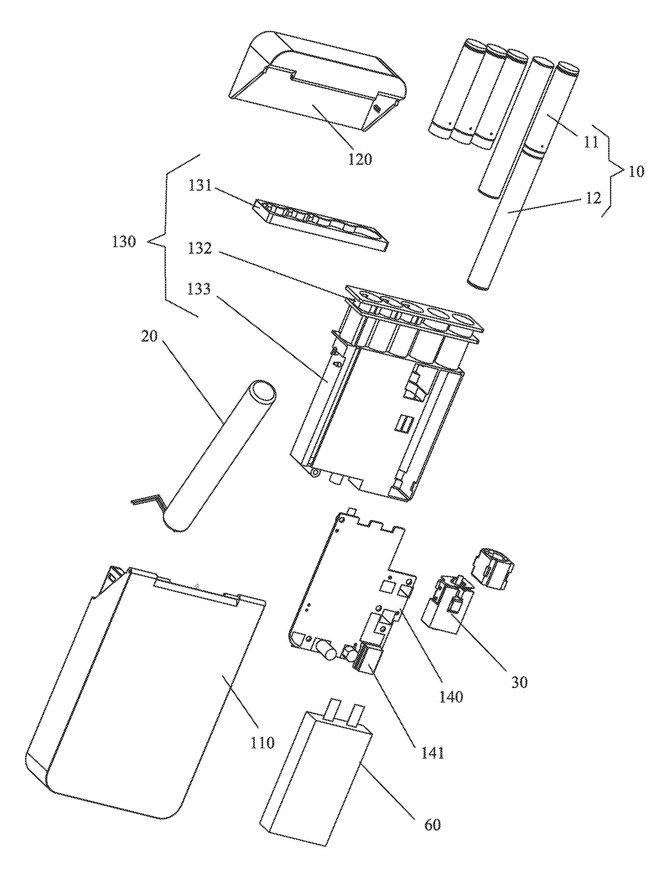 Electronic Cigarette Casing and Electronic Cigarette Device