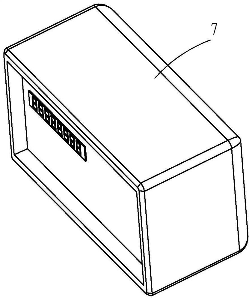 Testing device of angular displacement sensor