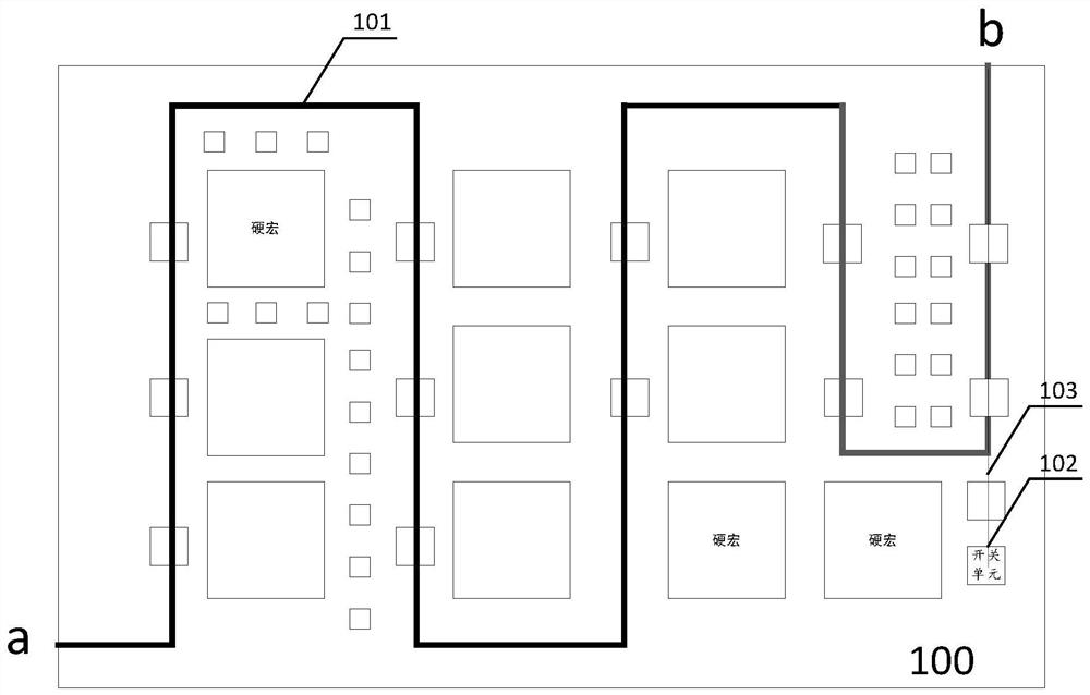 Control signal connection method of low-power-consumption module