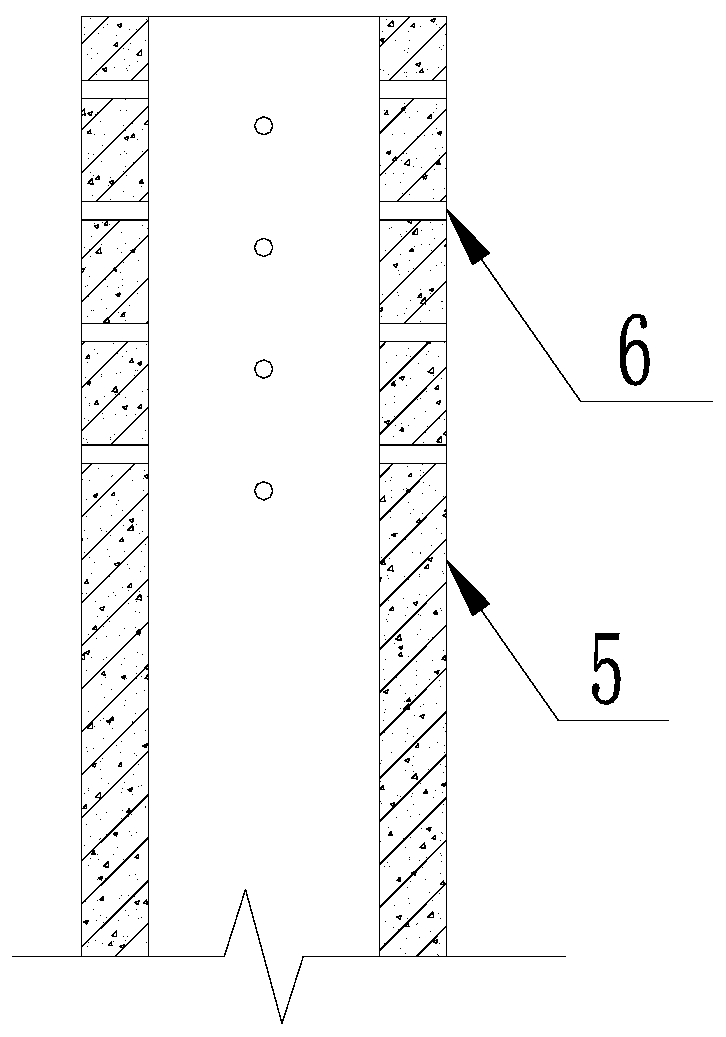 Pre-buried steel sleeve joint structure between prefabrication tube pile and prefabrication bearing platform