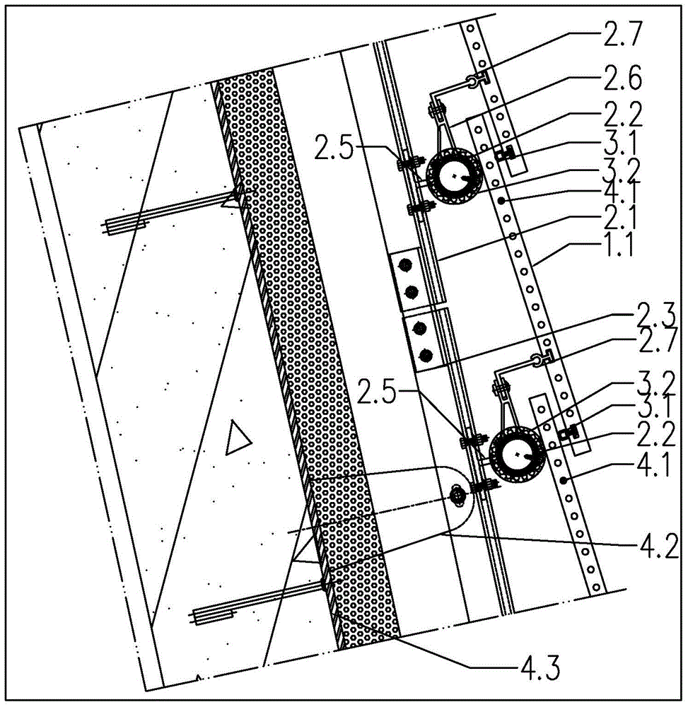 Double-curved open terracotta curtain wall