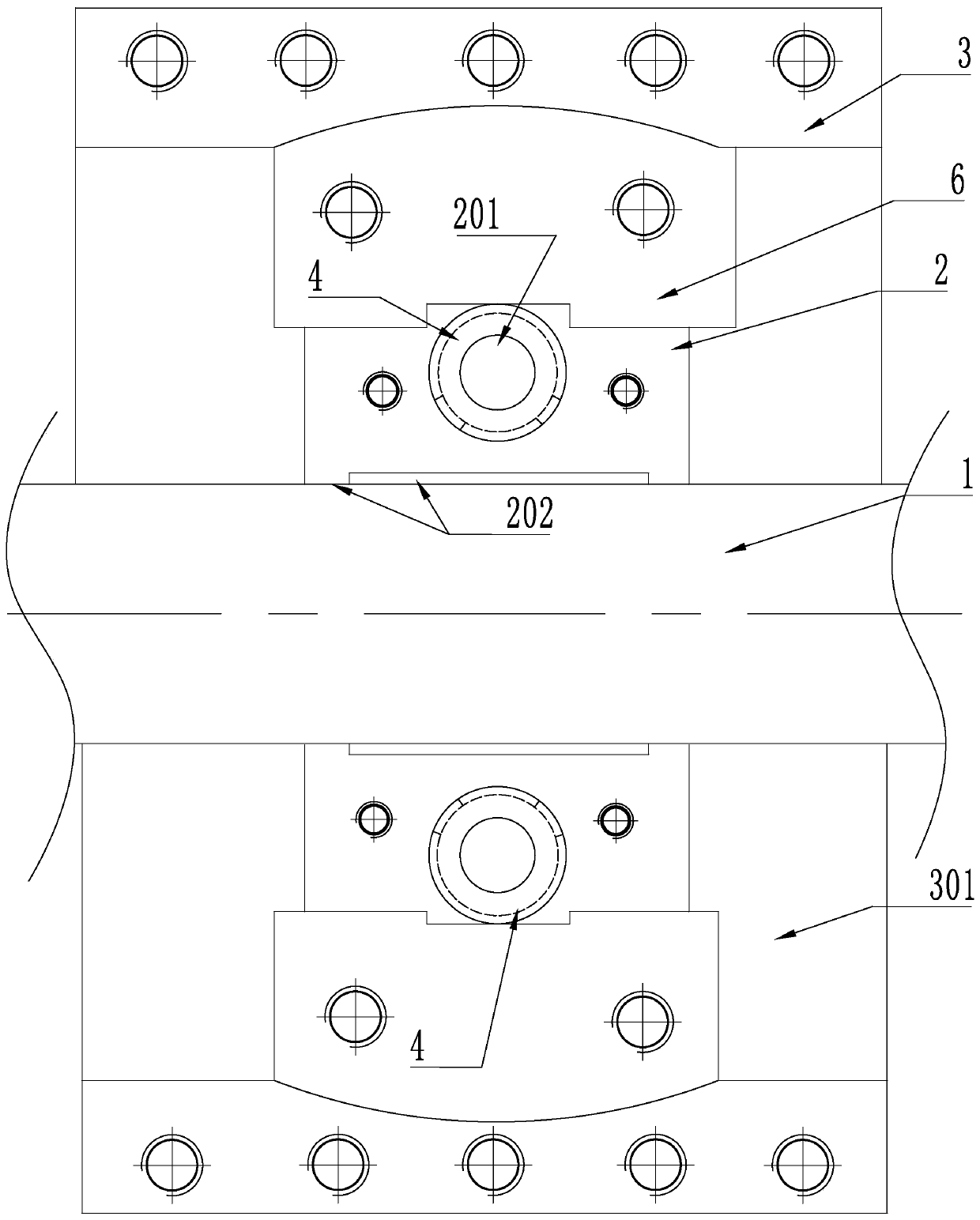 Steam turbine unit oil circulation flushing bearing-bush-turnover-free construction method