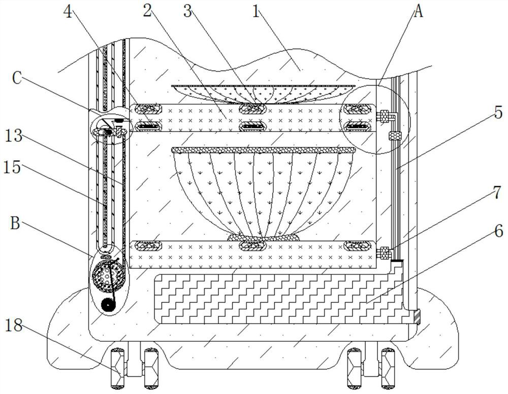 Intelligent multi-layer dish passing robot for restaurant