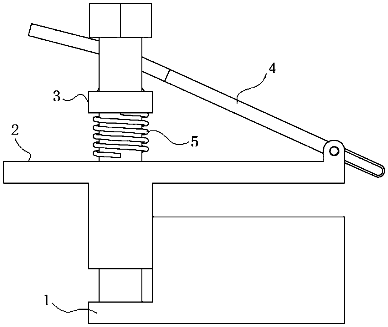 Clamping-installing type quick clamping mechanism and installation method thereof