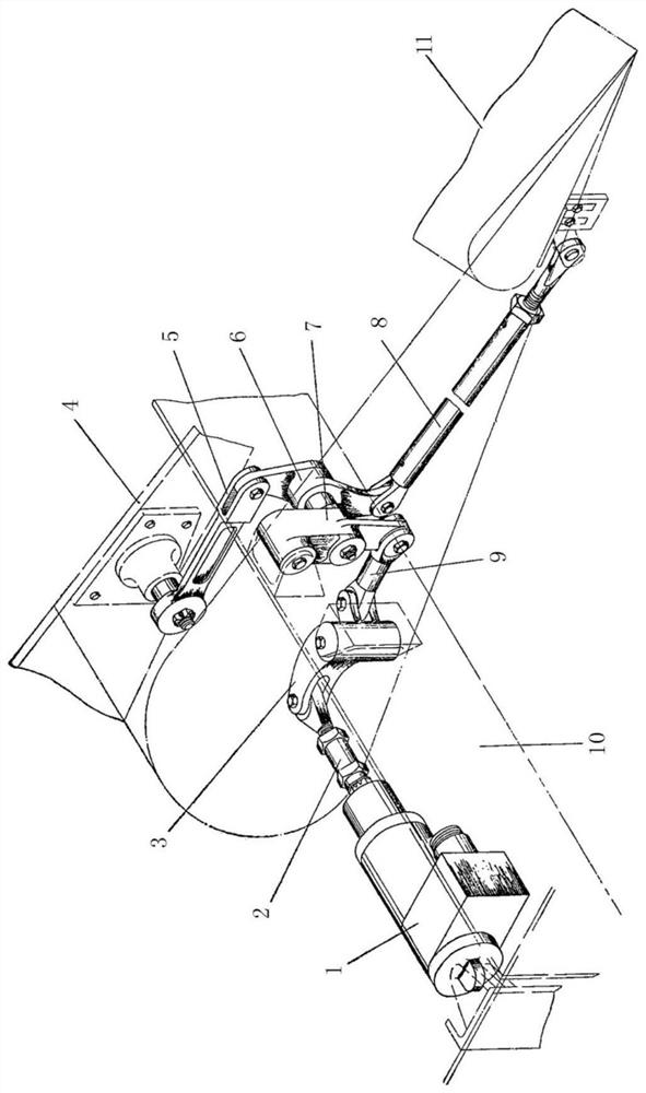 Aircraft wing trimming device