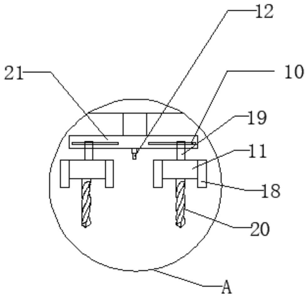 Industrial stainless steel plate surface circular groove forming device