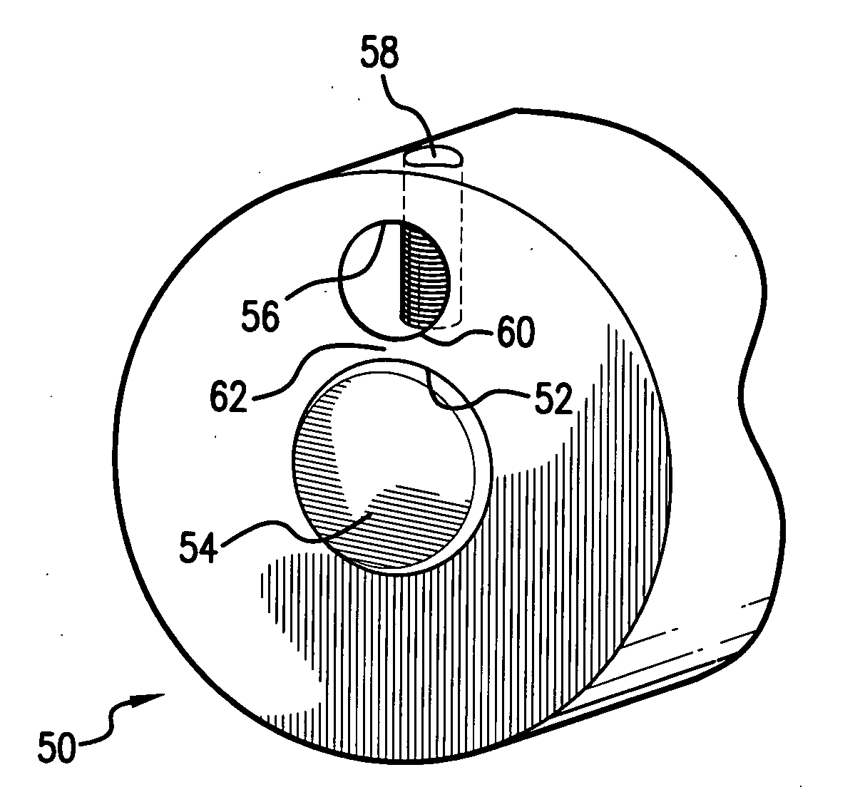 Non-marring shaft collar