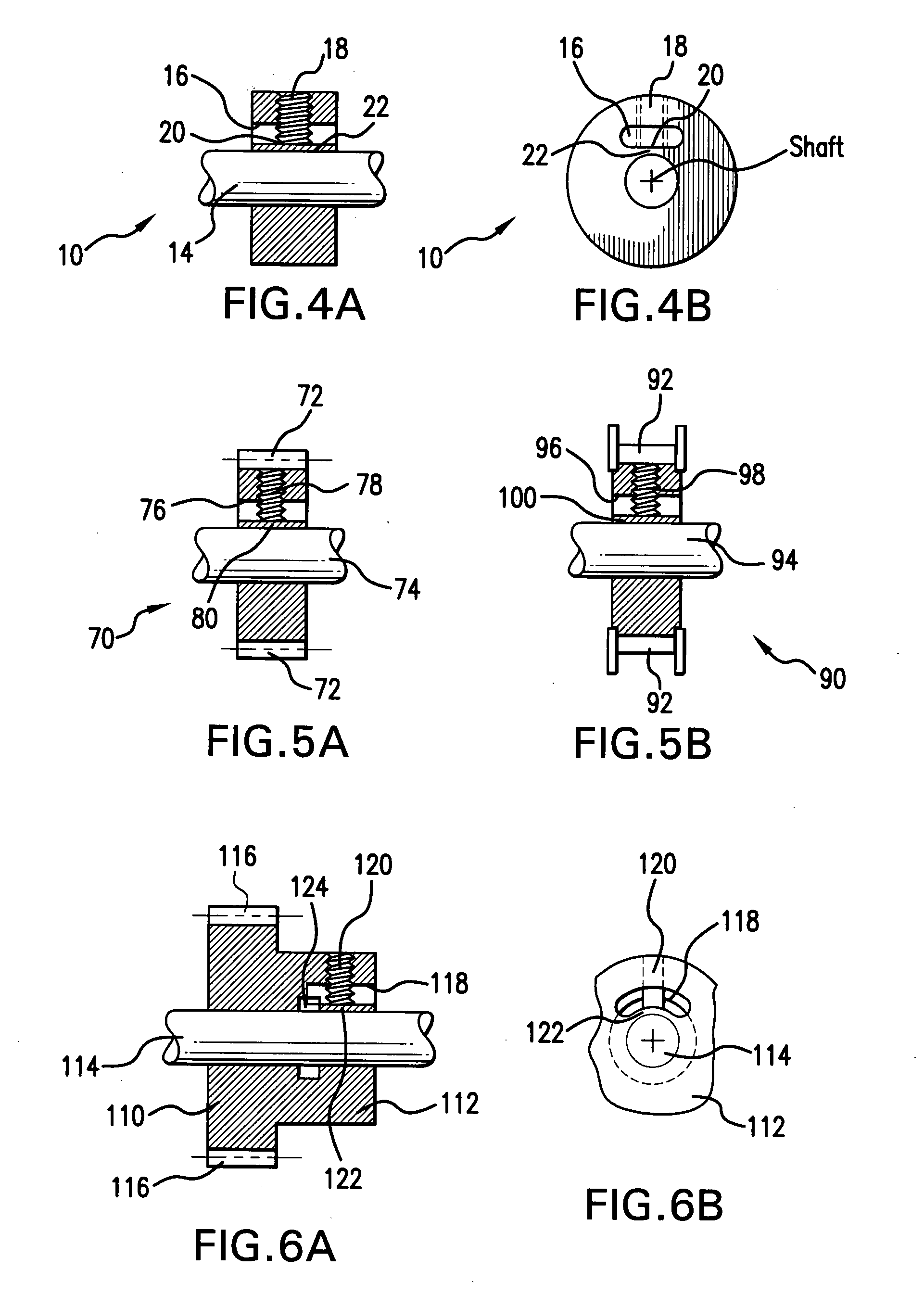 Non-marring shaft collar