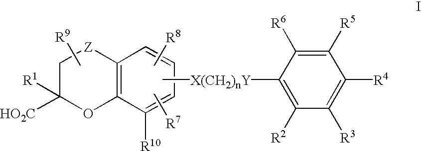 Benzopyrancarboxylic acid derivatives for the treatment of diabetes and lipid disorders