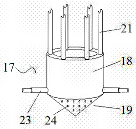 Desilting device for hydraulic engineering