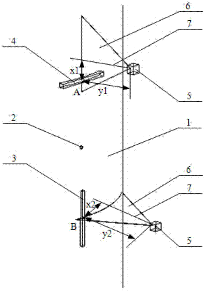 Moving object space coordinate information detection method