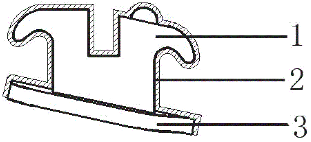 Invisible metal orthodontic bracket