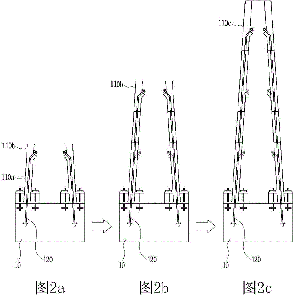 Modular wind tower with multi-stage prestressing