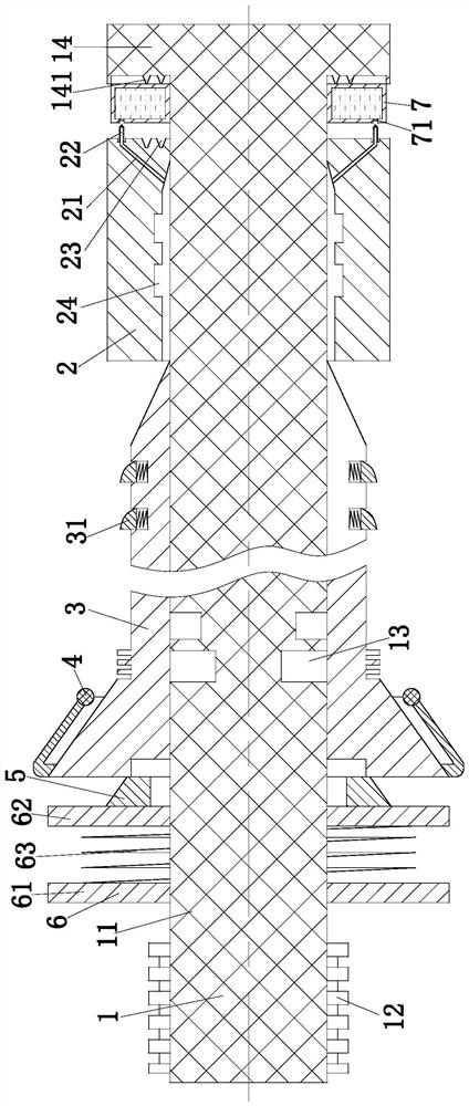 A self-locking blind rivet