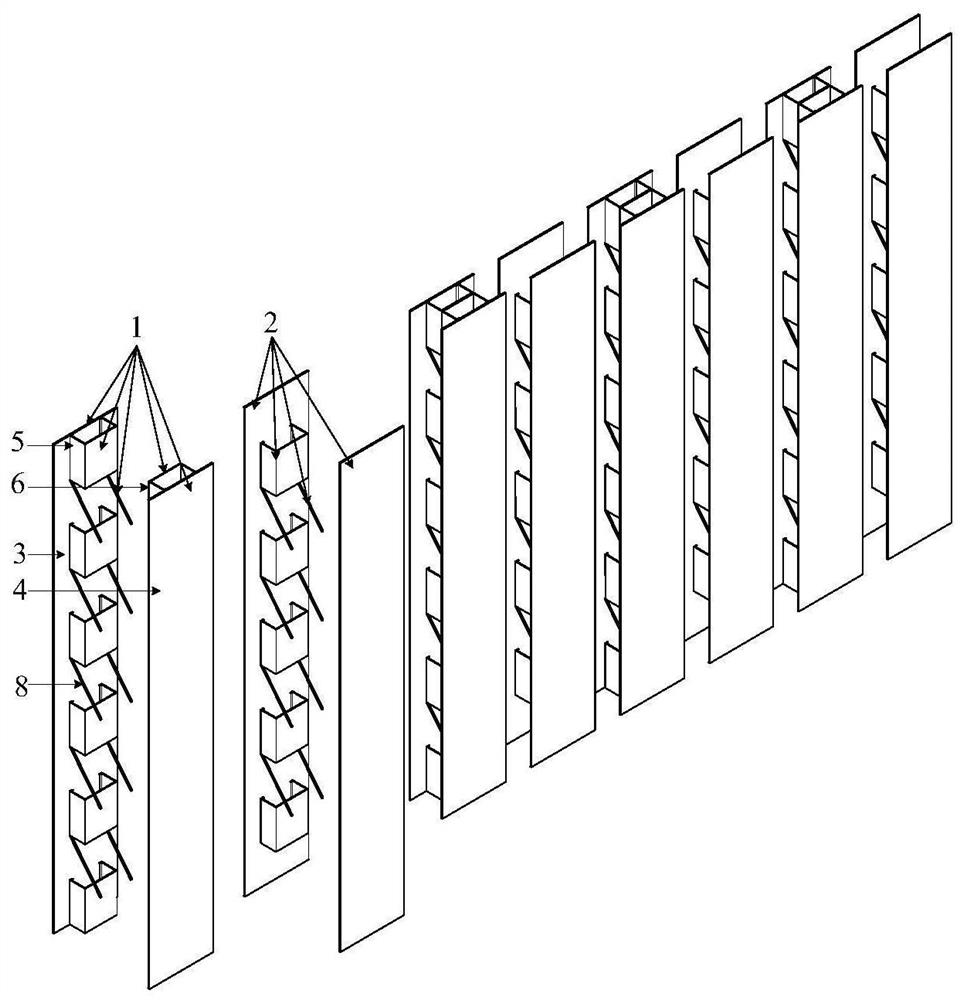 A double-layer steel plate composite shear wall with truss-type ties of channel members