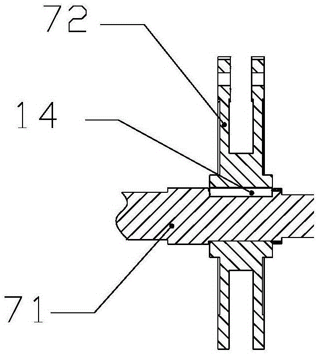 Touch-type bottom door opening and closing mechanism