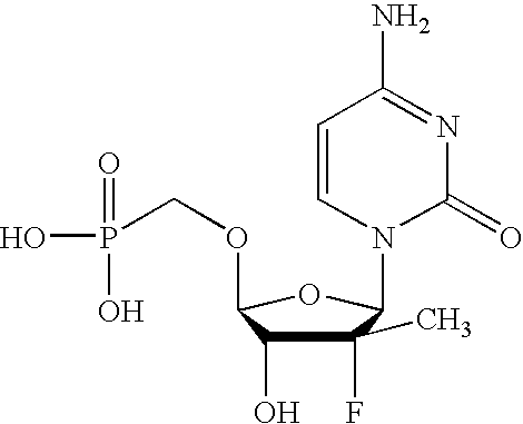 2'-Fluoronucleoside phosphonates as antiviral agents