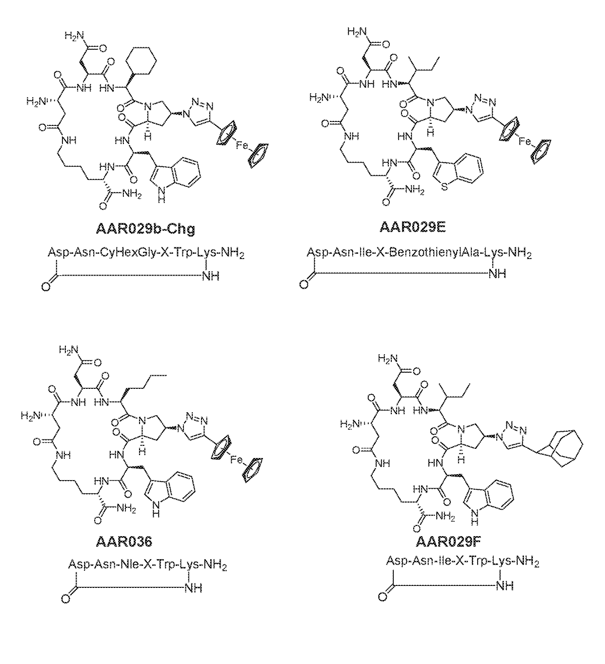 Novel Cyclic Peptides and Methods Using Same