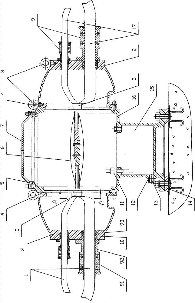 Submersible cable junction box