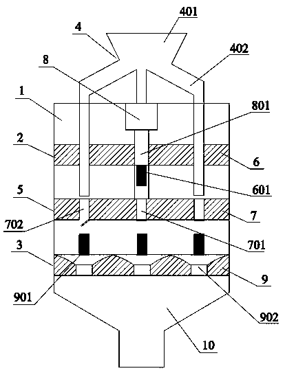 Tabletting and drying all-in-one machine for chewable tablet production