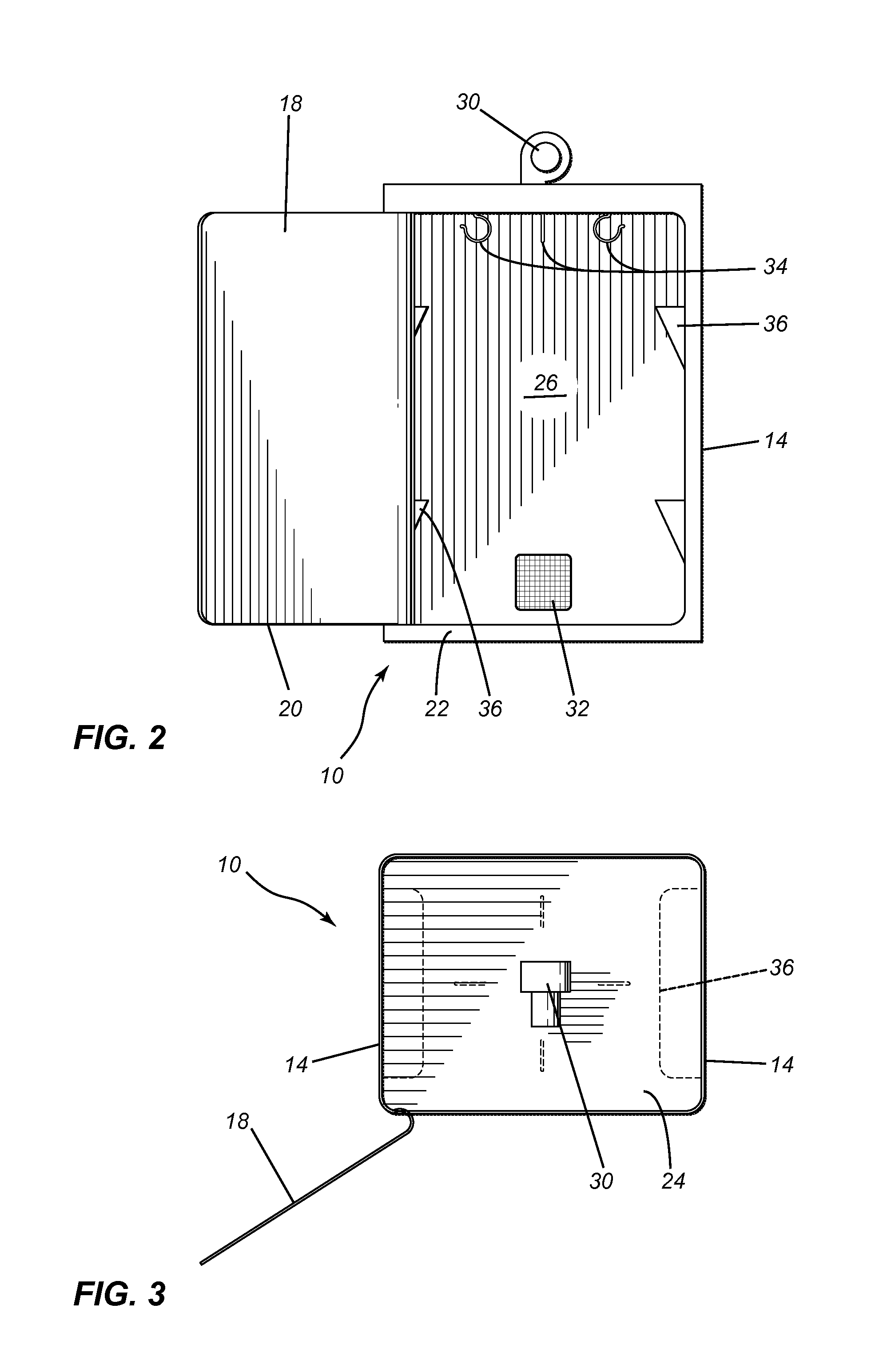 Ventilated portable container for sports equipment