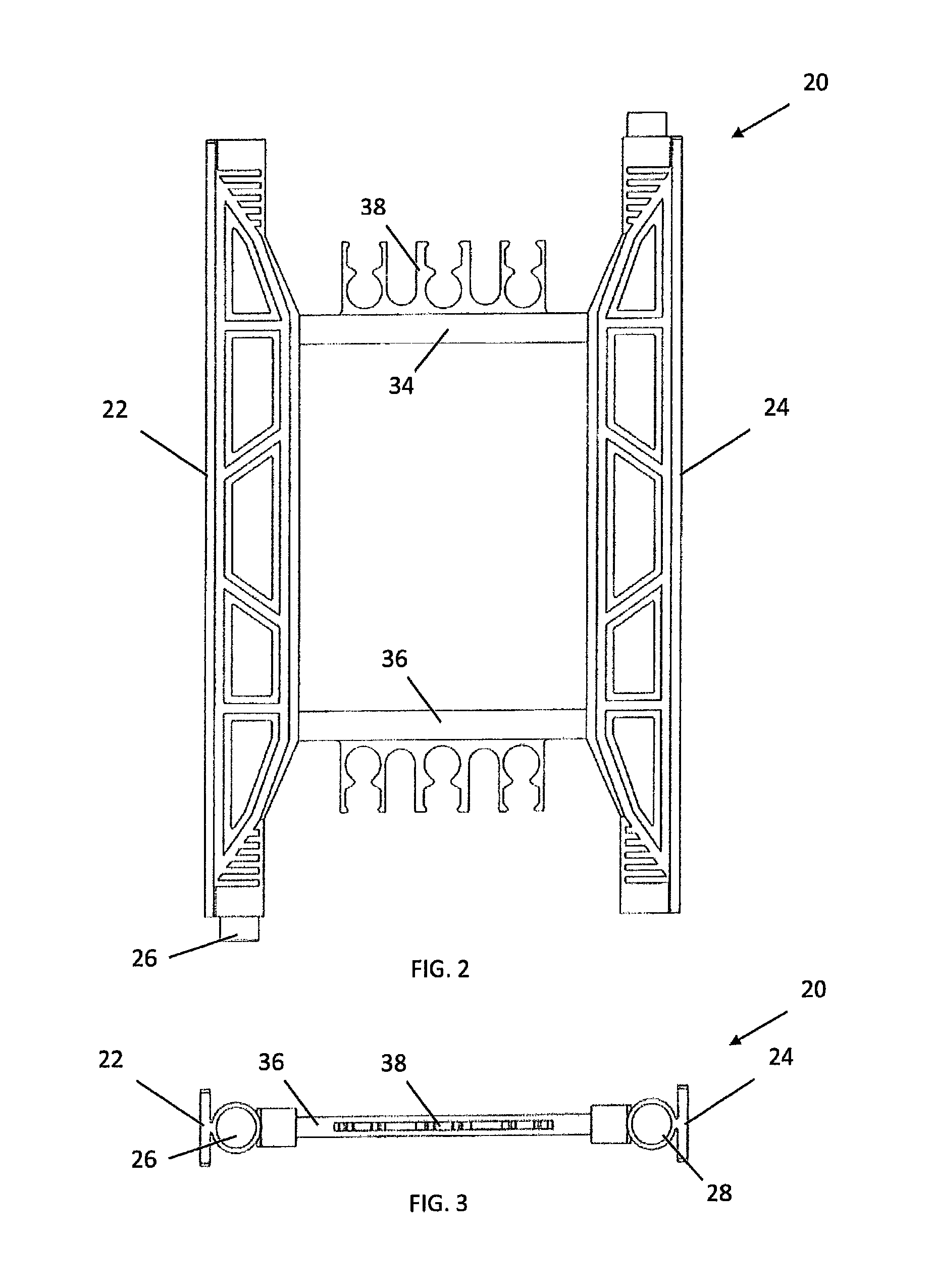Interlocking web for insulated concrete forms