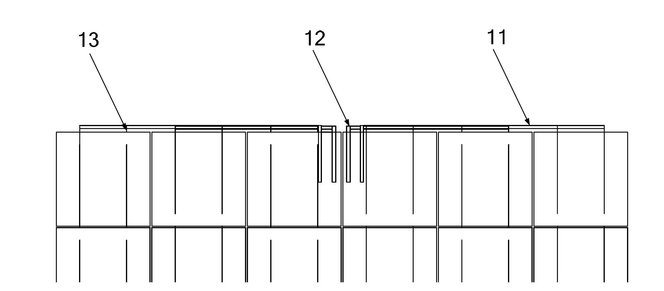Solar photovoltaic module and manufacturing method for convergence belt leading wires of same
